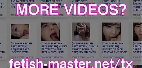 trendsJapanese Asian Tongue Spit Face Nose Licking Sucking Kissing Handjob Fetish - More at fetish-master.net